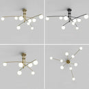 Axyaa Nordic Light Luxury Copper Chandelier for Home Lighting