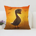 Axyaa Cute Duck Pillowcase 45x45 for Living Room & Bed Pillows