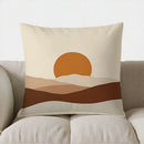 Axyaa Abstract Woman Silhouette Geometric Pattern Pillow Cover