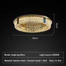 Axyaa Crystal Shell LED Ceiling Chandelier for Elegant Indoor Lighting