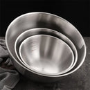 Axyaa Stainless Steel Salad and Soup Bowl Set