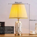 Axyaa Contemporary Ceramic Table Lamp LED Dimming Desk Light for Home Living Room
