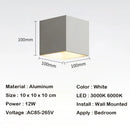 Axyaa Modern Aluminum LED Wall Lamps for Bedroom, Dining Room & Corridor Lighting