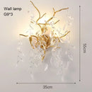 Axyaa Modern Crystal Ceiling Chandelier LED Pendant Lamp for Home Decor
