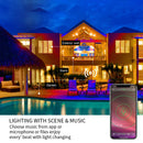 Axyaa RGBW Smart LED Floodlight for Garden Party, 50W/100W, Bluetooth Control