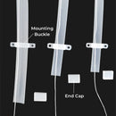 Axyaa Transparent LED Silicone Tube Waterproof Strip Light Channel Diffuser Hose Cover