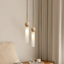 Axyaa Natural Stone LED Chandeliers for Modern Art Decor Hotel, Restaurant, Living Room