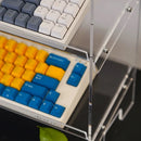 Acrylic Keyboard & Mouse Stand by Axyaa - Desktop Organizer & Space-Saving Rack