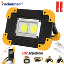 Axya Rechargeable LED Work Light: Handheld Spotlight Waterproof for Outdoor & Emergency