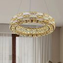 Axyaa Lux Crystal Chandeliers: Nordic Style LED Pendant Ceiling Lamps & Home Decor Lighting