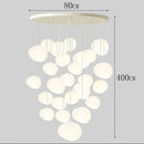 Axyaa Modern Indoor Pendant Chandelier LED Ceiling Light for Dining and Living Room