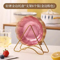 Axyaa Transparent Plastic Fruit Tray - Snack and Dry Fruit Placement Tray