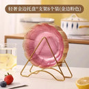 Axyaa Transparent Plastic Fruit Tray - Snack and Dry Fruit Placement Tray