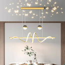 Axyaa Modern Ceiling LED Chandeliers for Living Room Pendant Light Dining Room Lamps