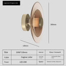 Axyaa Nordic Glass UFO Wall Lamp for Restaurant, Living Room, Bedroom