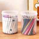 Axyaa Clear Pencil Case - Large Capacity Desktop Organizer for Office Supplies