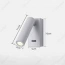 Axyaa LED Rotating 3W Warm Spot Wall Light for Bedroom, Living Room, Hotel Corridor