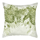 Axyaa Peacock Feather Polyester Cushion Covers - Leaf Printed Decorative Pillow Cases