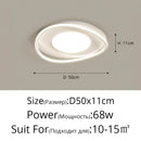 Axyaa LED Ceiling Lamp with Remote Control for Nordic Minimalist White Living Room