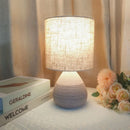 Axyaa Retro Ceramics Desk Lamp Romantic Home Decoration LED Table Lamp