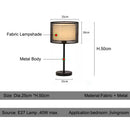 Axyaa Nordic Classic Black White Table Lamp Night Light