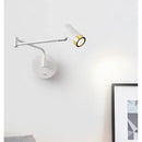 Axyaa Adjustable Telescopic LED Wall Lamp Swing Arm Sconce Bedside Light