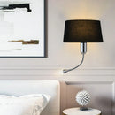 Axyaa Nordic Bedside Fabric Lamp Modern American Bedroom Retro Indoor Night Lighting