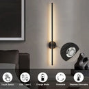 Axyaa LED Wall Lamps: Remote Control, USB Rechargeable, Brightness Dimming, Wireless Touch Switch