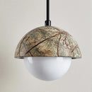 Axyaa Retro Green Cream Pendant Lights for Bedroom, LED Bar Counter & Restaurant.
