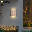 Axyaa Yellow Travertine Wall Lamp Sconce for Bedroom & Outdoor LED Lights