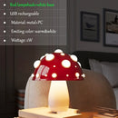 Axyaa Fly Amanita Mushroom Lamp with Dual Color LED Bulb