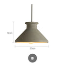Axyaa Vintage Cement Hanging Chandelier for Dinning Room Restaurant