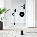 Axyaa Modern Black Floor Lamp with Adjustable Arms for Living Room and Bedroom
