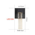 Axyaa Outdoor Crystal Wall Light IP65 Waterproof Sconce Luminaire