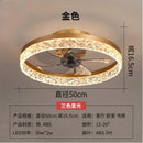 Axyaa Luxury Ceiling Fan Light Art Decor Chandelier