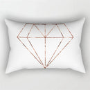 Axyaa Geometric Striped Rectangular Pillowcase for Home Decor
