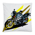 Axyaa Motorcycle Cartoon Plush Pillowcase Home Sofa Car Decor 45x45 cm