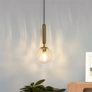 Axyaa Round Glass Bedside Chandelier for Bedroom, Restaurant, Bar, Living Room & Study