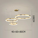 Axyaa Modern Acrylic LED Pendant Light for Living and Dining Room