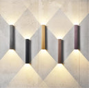 Axyaa Modern Minimalist LED Wall Lamp Gold Living Room Bedroom Bedside Lighting