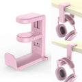 Table Gaming Headphone Holder Arm Clamp Hook Storage by Axyaa