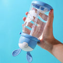 Axyaa 600ml Cartoon Kids Straw Cup | Leakproof BPA-Free Water Bottle for Girls