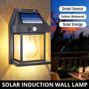 Axyaa Solar Powered Tungsten Wall Light with Motion Sensor IP65 Waterproof LED