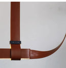 Axyaa Modern LED Leather Chandelier for Kitchen/Dining/Living Room