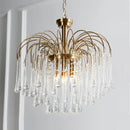 Axyaa Crystal Ceiling Chandelier LED Light for Home Living Dining Bedroom