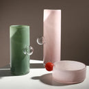 Axyaa Geometric Glass Vase Set