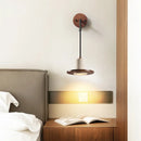 Axyaa LED Wall Lights Yellow Travertine Mid Century Modern Bedside Lamps