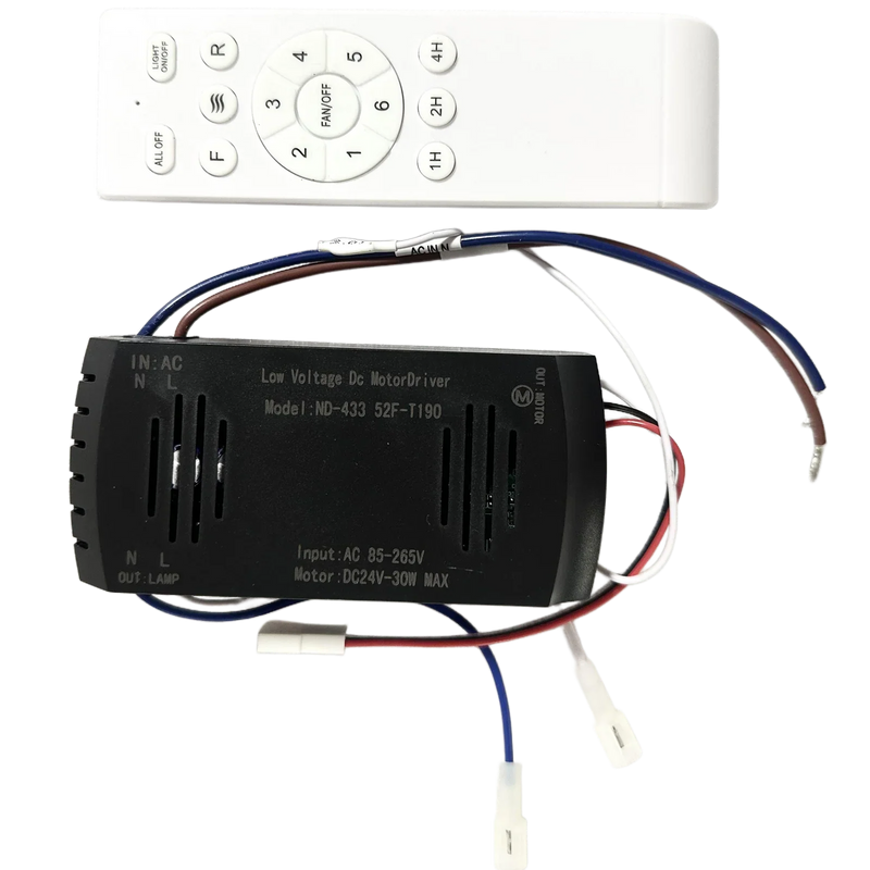 Axyaa 42/52 Inch LED Ceiling Fan Light with Remote Control Kit