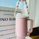 Axyaa Cup Handle Strap: Stanley Cup 40/30 oz Sling Holder for Cute Water Bottle