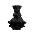 Axyaa Abstract Pleated Gear Resin Vase Home Decor Accessory